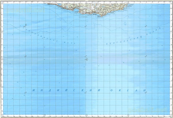 Soviet Genshtab - b44-21 - Sri Lanka Map by Avenza Systems Inc ...