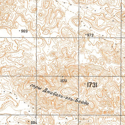 Soviet Genshtab - g37-28 - Saudi Arabia