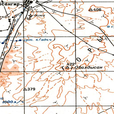 Soviet Genshtab - l42-03 - Kazakhstan