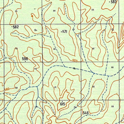 Soviet Genshtab - c31-34 - South Sudan (Radom National Park - East)