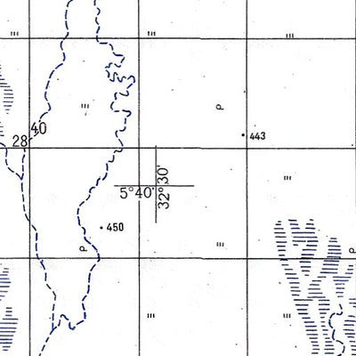 Soviet Genshtab - c31-34 - South Sudan (Bandingilo National Park)