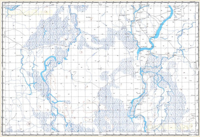 Soviet Genshtab - c31-34 - South Sudan (Ez Zeraf Game Reserve - North)