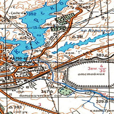 Soviet Genshtab - l42-02 - Kazakhstan