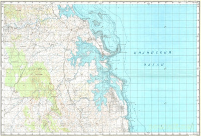 Soviet Genshtab - xc37-10 - United Republic of Tanzania