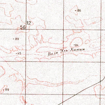 Soviet Genshtab - h34-23 - Libyan Arab Jamahiriya