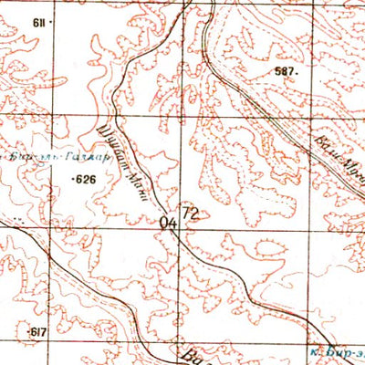 Soviet Genshtab - h32-36 - Libyan Arab Jamahiriya