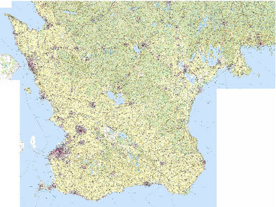 Terrängkartan Skåne