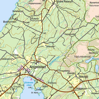 Terrängkartan Småland västra