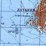 Soviet Genshtab - i36-024 - Syrian Arab Republic