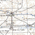 Soviet Genshtab - i37-039 - Syrian Arab Republic