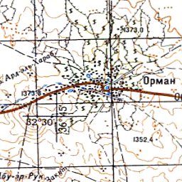Soviet Genshtab - i37-122 - Syrian Arab Republic