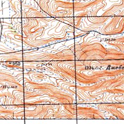 Soviet Genshtab - i37-050 - Syrian Arab Republic