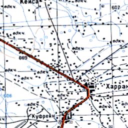 Soviet Genshtab - i37-086 - Syrian Arab Republic