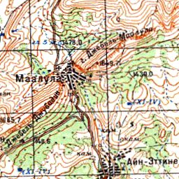 Soviet Genshtab - i37-074 - Syrian Arab Republic