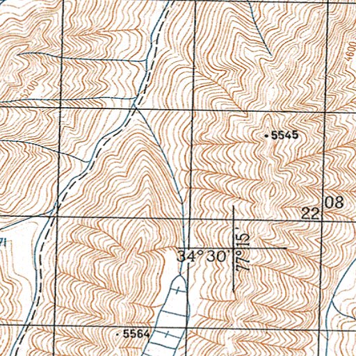 Soviet Genshtab - i43-059 - India Map by Avenza Systems Inc. | Avenza Maps