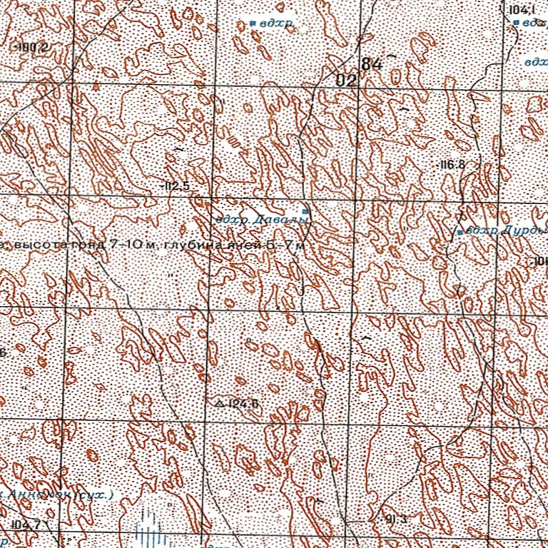 Soviet Genshtab - j40-047 - Turkmenistan Map by Avenza Systems Inc ...