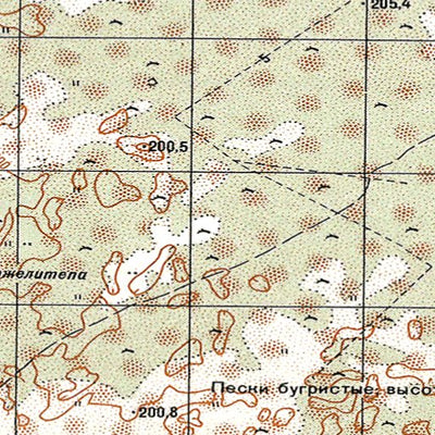 Soviet Genshtab - j41-008 - Uzbekistan