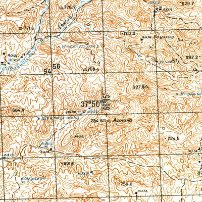 Soviet Genshtab - j42-073 - Turkmenistan