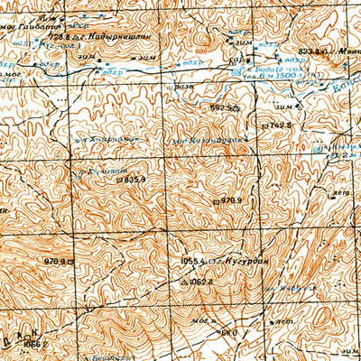 Soviet Genshtab - j42-073 - Turkmenistan