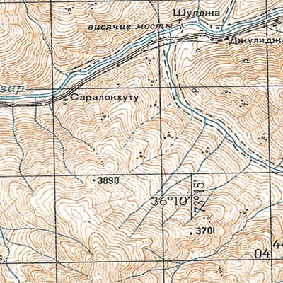 Soviet Genshtab - j43-135 - Pakistan