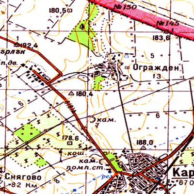 Soviet Genshtab - k35-009 - Romania