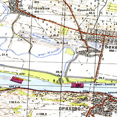 Soviet Genshtab - k34-012 - Romania