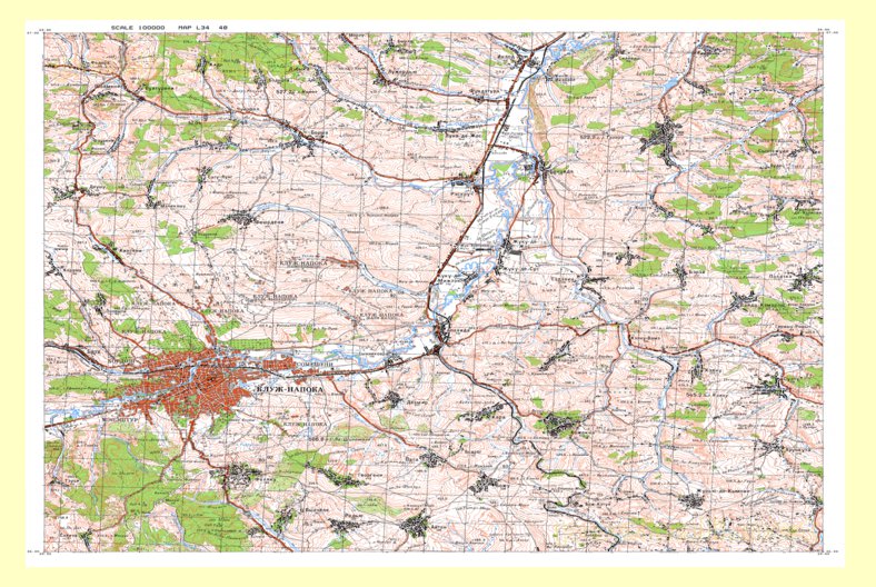 Postcode Map L34 Soviet Genshtab - l34-048 - Romania Map by Avenza Systems Inc. | Avenza ...