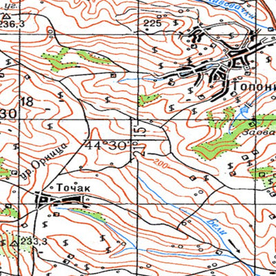 Soviet Genshtab - l34-127 - Serbia