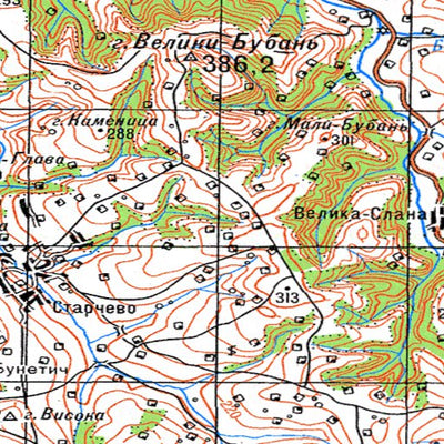 Soviet Genshtab - l34-127 - Serbia