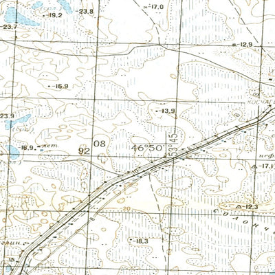 Soviet Genshtab - l39-048 - Kazakhstan