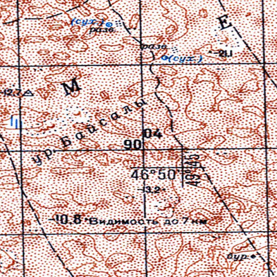 Soviet Genshtab - l39-040 - Kazakhstan
