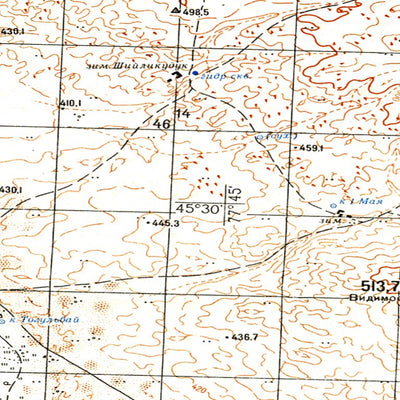Soviet Genshtab - l43-096 - Kazakhstan