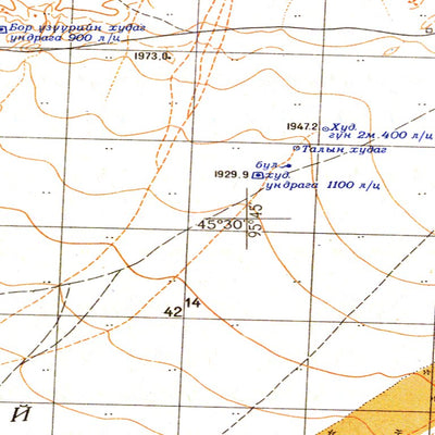 Soviet Genshtab - l46-096 - Mongolia