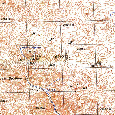 Soviet Genshtab - l47-062 - Mongolia