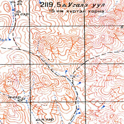Soviet Genshtab - l48-041 - Mongolia