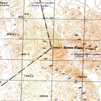 Soviet Genshtab - l46-034 - Mongolia