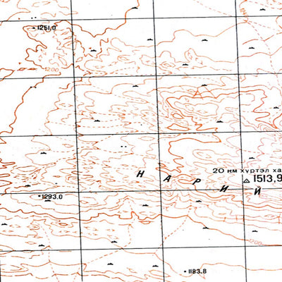 Soviet Genshtab - l46-074 - Mongolia