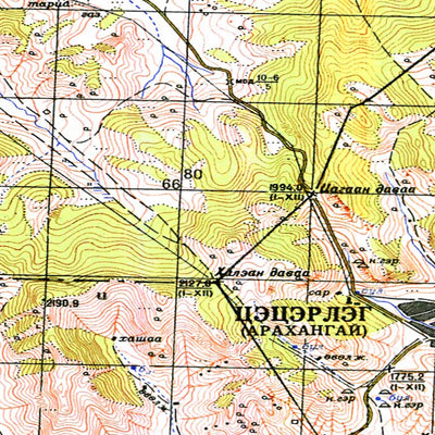 Soviet Genshtab - l47-023 - Mongolia