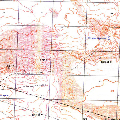 Soviet Genshtab - l48-131 - Mongolia