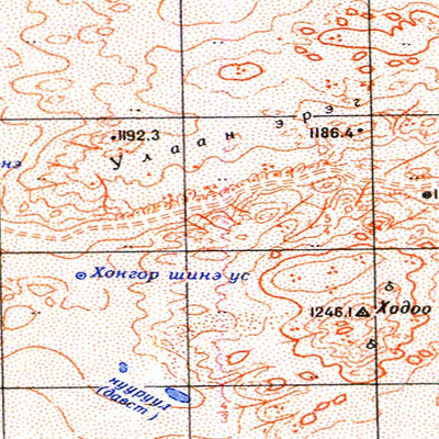 Soviet Genshtab - l48-136 - Mongolia