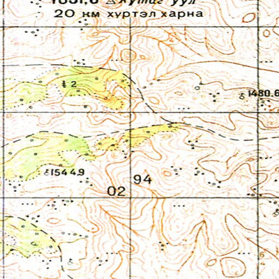 Soviet Genshtab - l49-006 - Mongolia