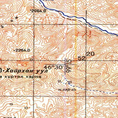 Soviet Genshtab - l47-055 - Mongolia