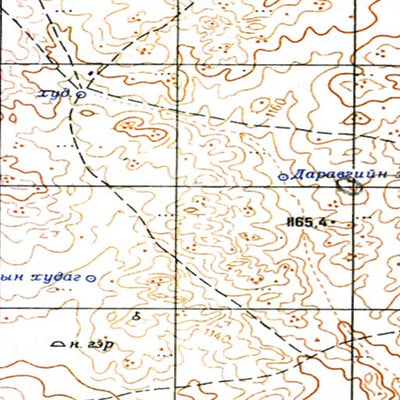 Soviet Genshtab - l49-055 - Mongolia