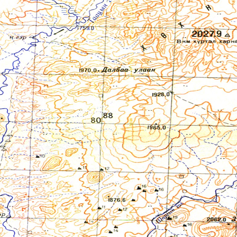 Soviet Genshtab - l47-083 - Mongolia Map by Avenza Systems Inc ...