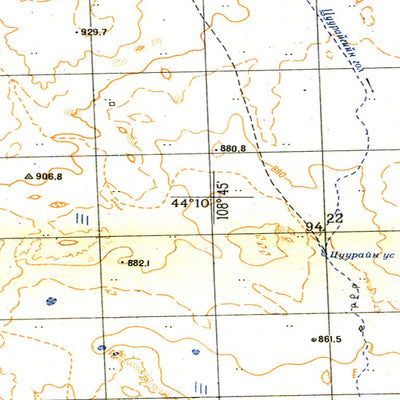 Soviet Genshtab - l49-134 - Mongolia