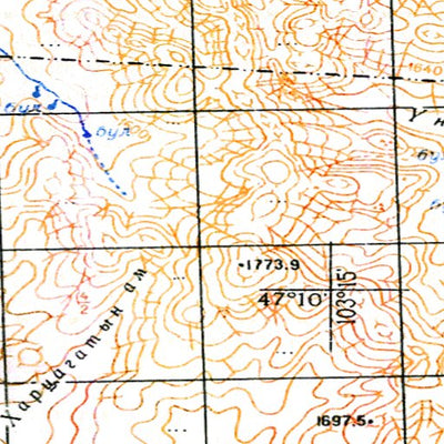 Soviet Genshtab - l48-027 - Mongolia