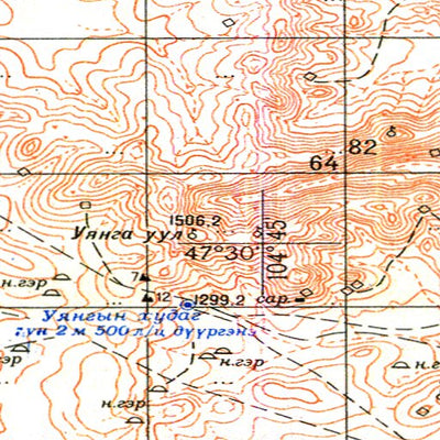 Soviet Genshtab - l48-018 - Mongolia
