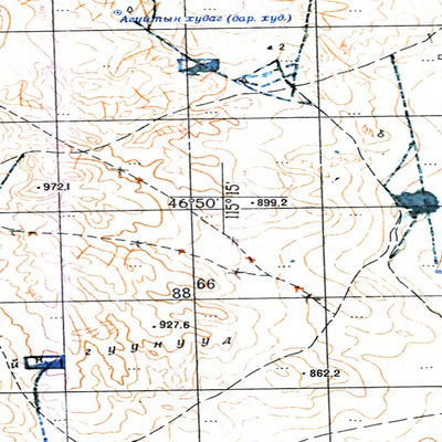 Soviet Genshtab - l50-039 - Mongolia