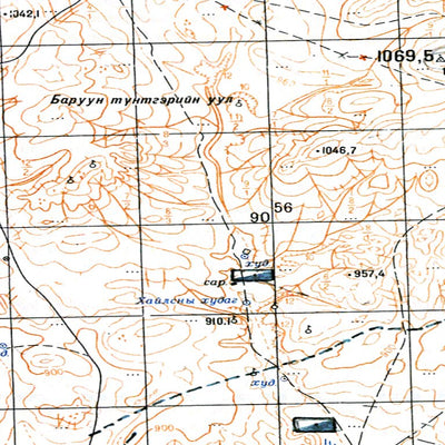 Soviet Genshtab - l50-039 - Mongolia