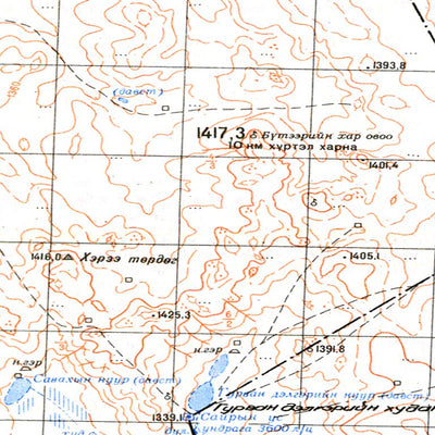 Soviet Genshtab - l48-071 - Mongolia